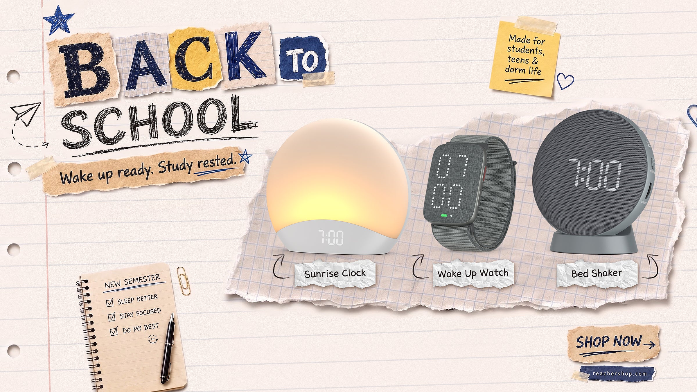 Reacher Back to School collection UP TO 20% OFF