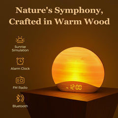 Sunrise Clock Bluetooth Speaker & FM Radio R7-2nd-Gen