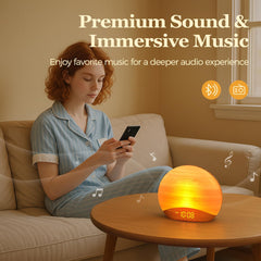 Sunrise Clock Bluetooth Speaker & FM Radio R7-2nd-Gen