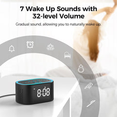 Digital White Noise Alarm Clock A1S