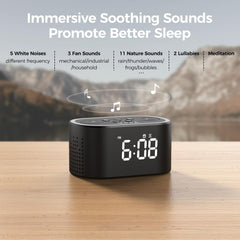 Digital White Noise Alarm Clock A1S