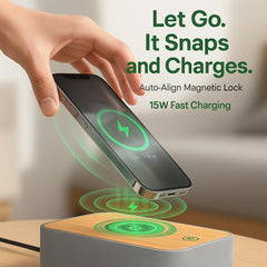 Sound Machine Alarm Clock Wireless Charge R9