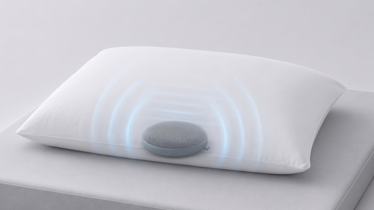 GX placed under a pillow near where the head rests