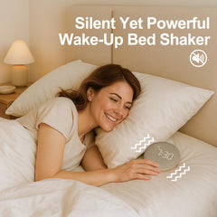 Travel Vibrating Dual Alarm Clock for Heavy Sleepers GX2