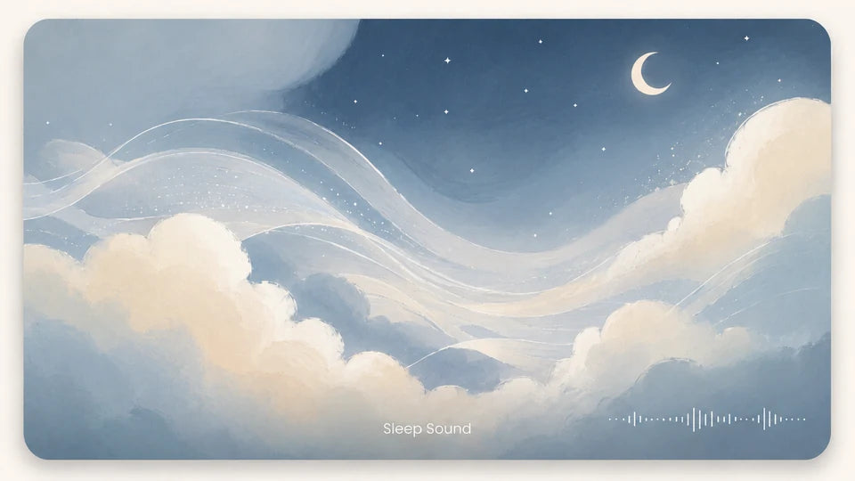 White noise sleep card
