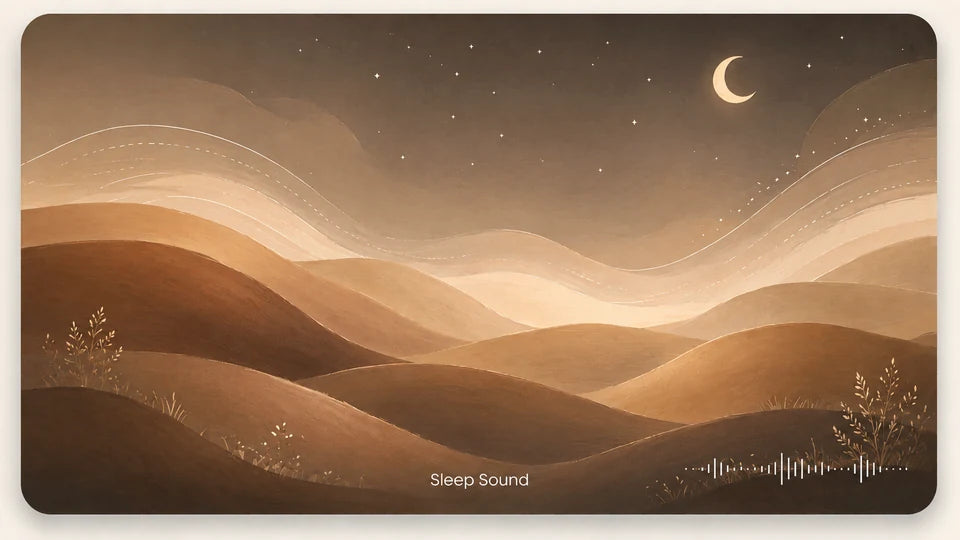 Brown noise sleep card