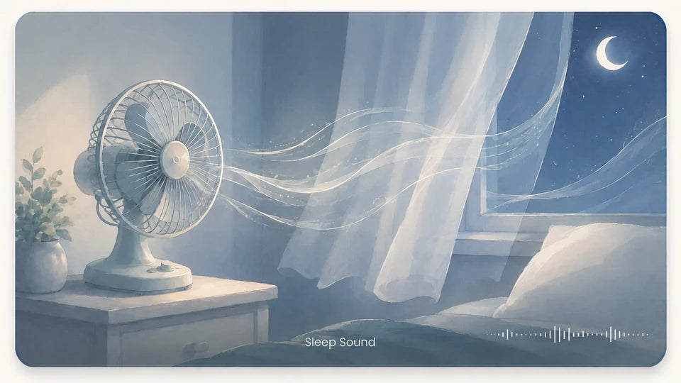 Fan hum sleep card